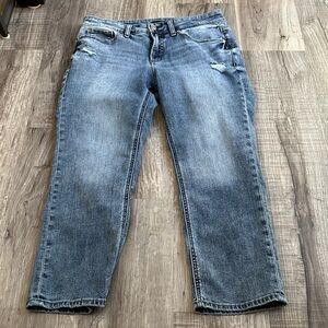 Women’s Silver Suki Capri Blue Jeans